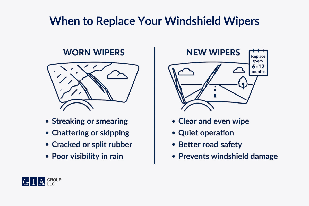 When to replace windshield wipers