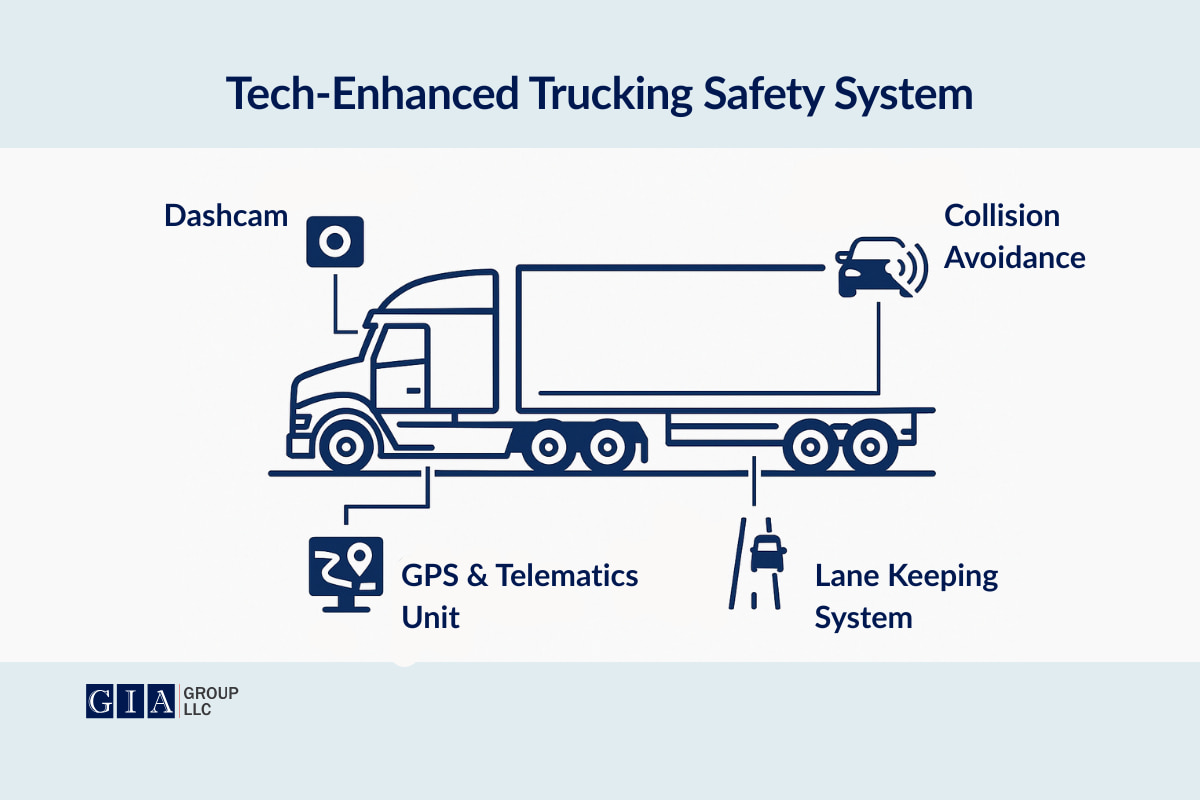 Technology in Enhancing Trucking Safety and Reducing Insurance Costs